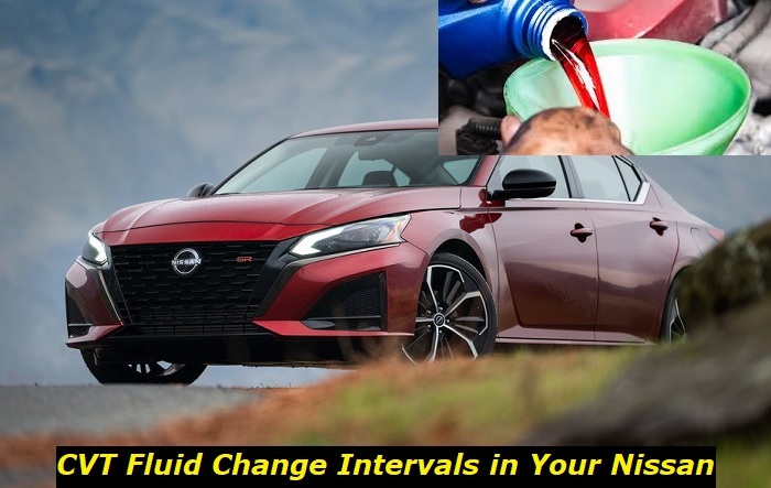 cvt fluid change intervals nissan